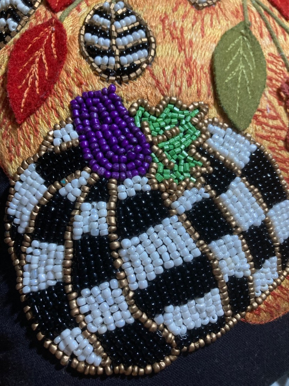 MacKenzie-Childs Pumpkin Throw Pillow - Picture 6 of 10